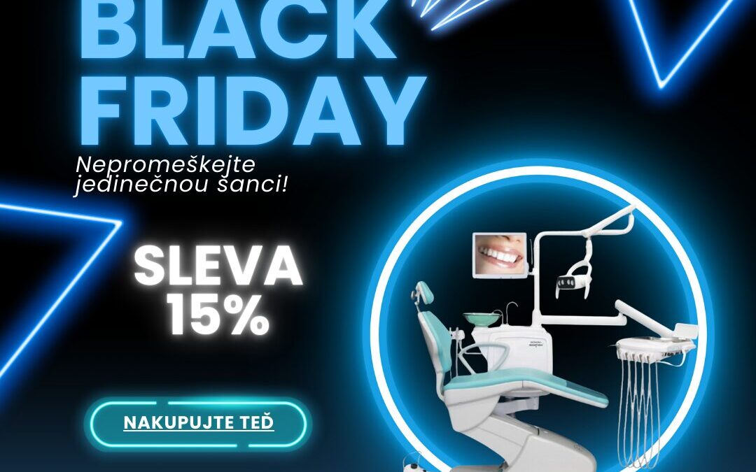 BLACK FRIDAY – Sleva 15% na všechny modely stomatologických souprav BOHEMIA